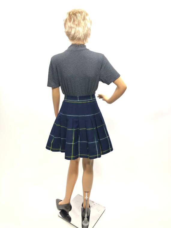 Vintage Flynn O’Hara School Uniforms wrap plaid s… - image 2