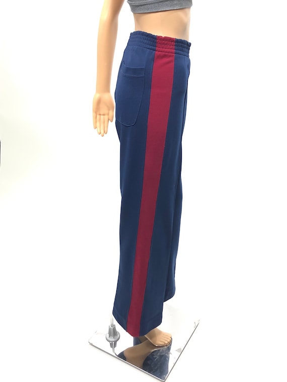 RARE Womens 1970s athletic pants with flared leg a