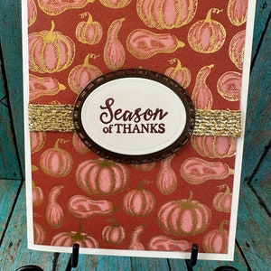Season of Thanks greeting card for Thanksgiving