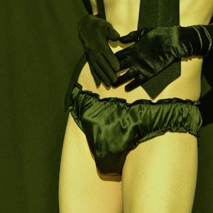 Men’s Briefs 100% Silk Hand Made Black Underwear