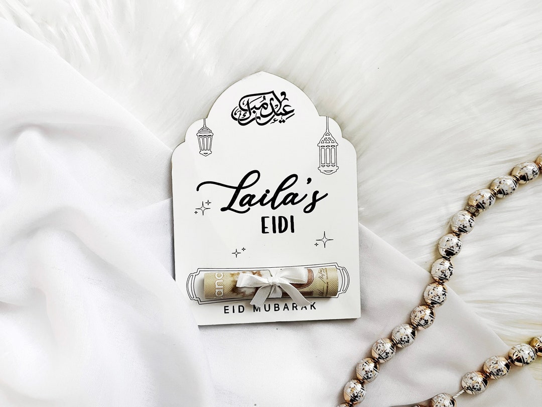 Eid Money Holder, Custom Eid Mubarak Card, Eidi Envelope for Kids, Eid