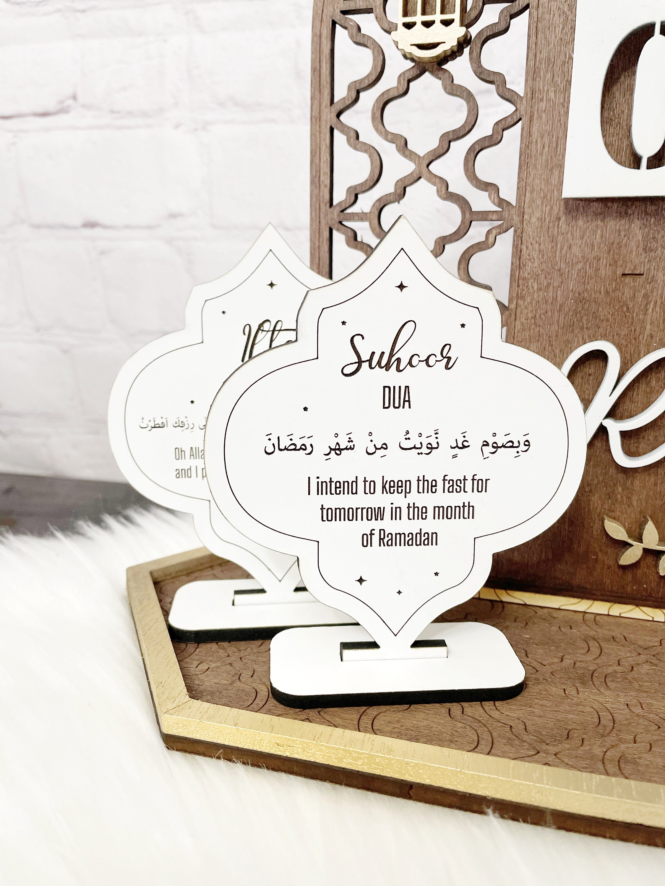 ramadan wooden countdown calendar
