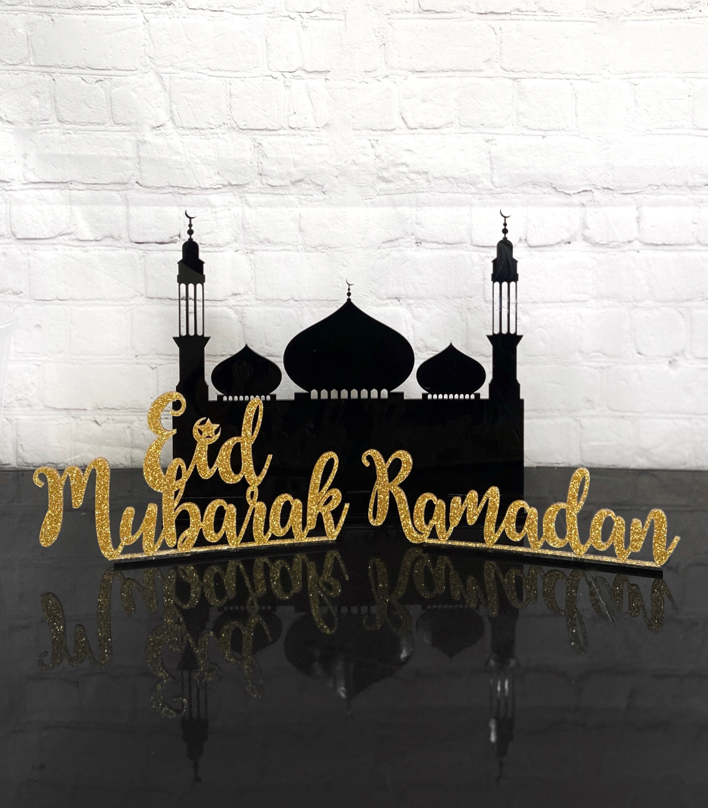 Home Decor Eid Acrylic Home Ornament, Mubarak Décoration Ramadan