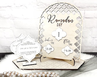 Ramadan Calendar, Days of Ramadan, Countdown to Eid, 30 Days Until Eid, Ramadan Gifts for Kids, Good Deeds Calendar, Ramadan & Eid Decor