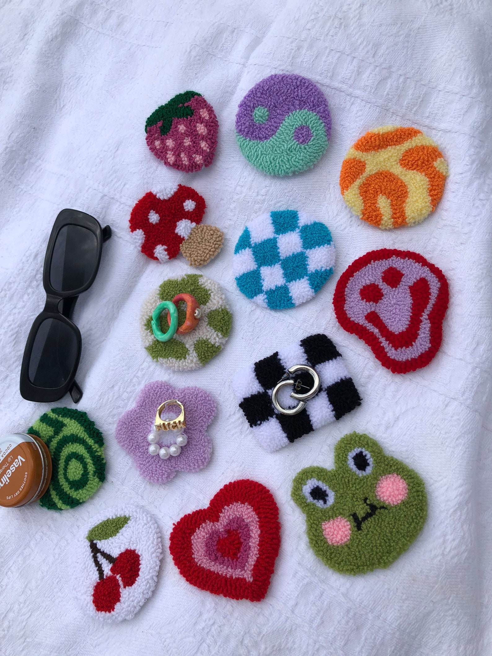 Punch Needle Bag Pins Punch Needle Punch Needle Etsy