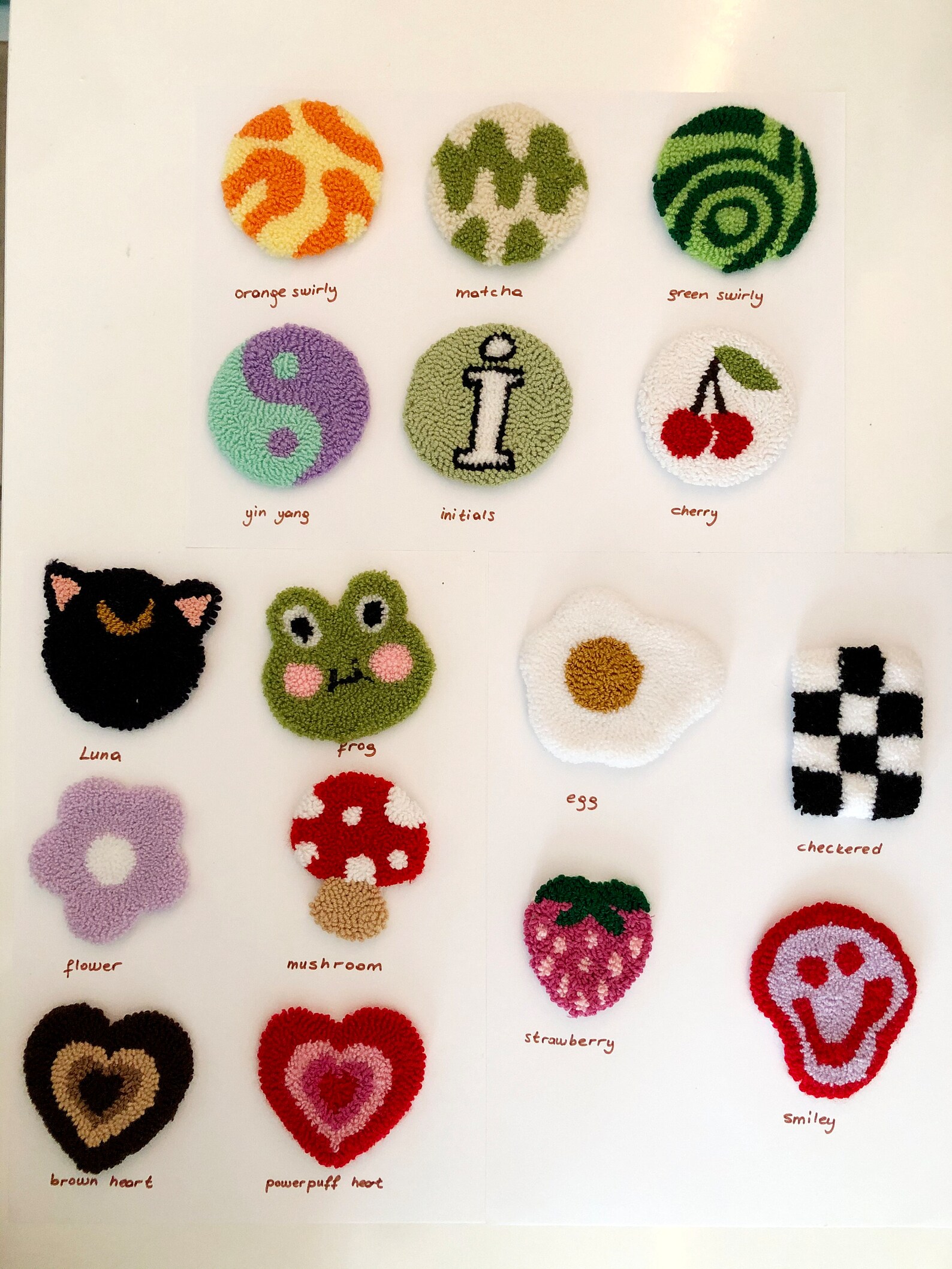 Punch Needle Bag Pins Punch Needle Punch Needle Etsy