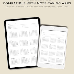 Printable 365 Day Challenge Goal Tracker | A4, A5, Letter, Half Letter ...
