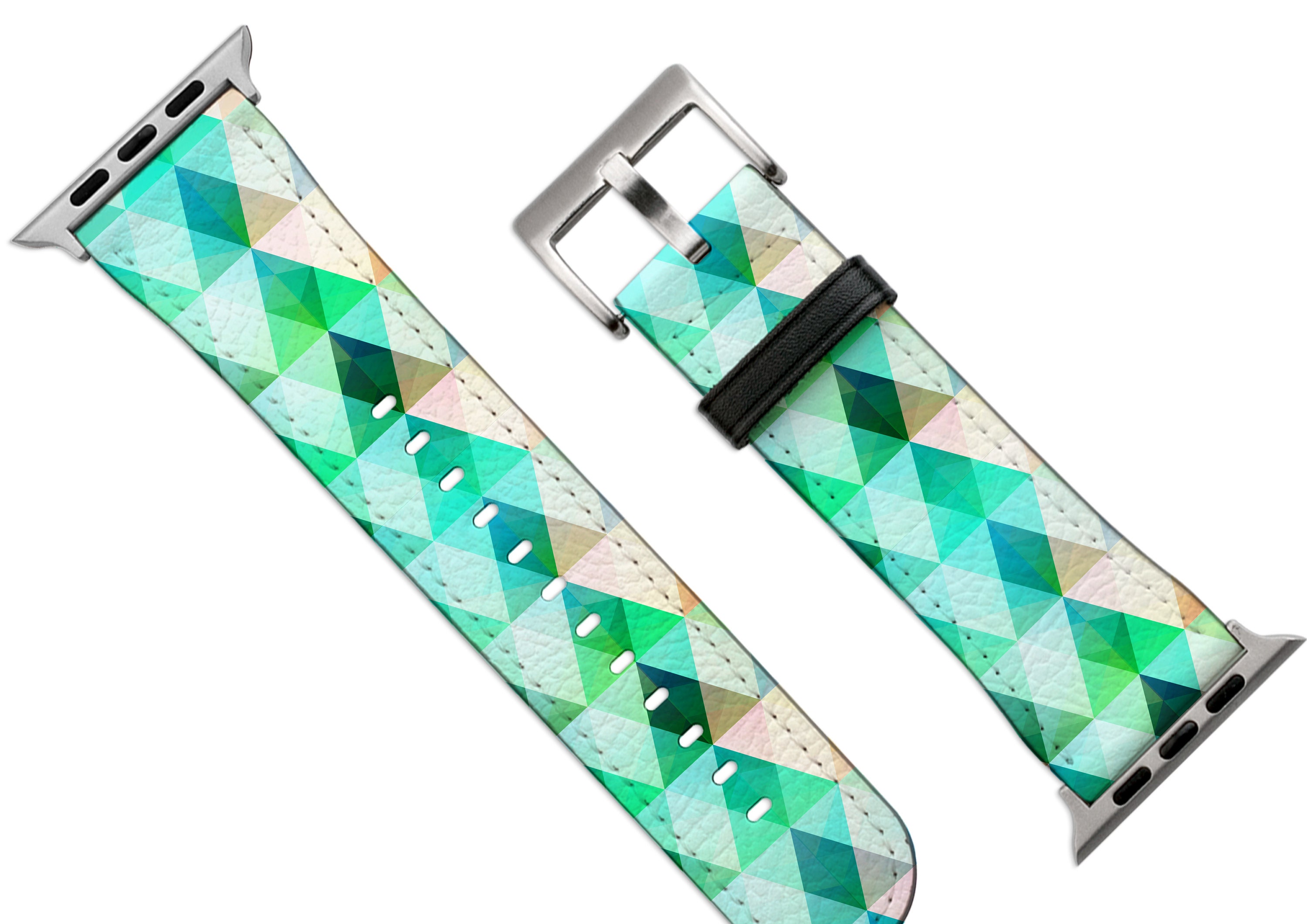 Mosaic Triangles Apple Watch Band for Series 7, 6, SE, 5, 4, 3, 2, 1 ...