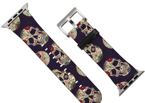 Sugar skull apple watch band clearance