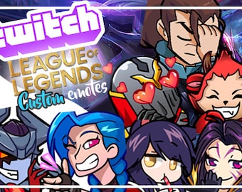 custom twitch emotes - league of legends