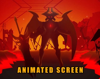 League of legends Animated screen (Aatrox) / stream starting / Youtube