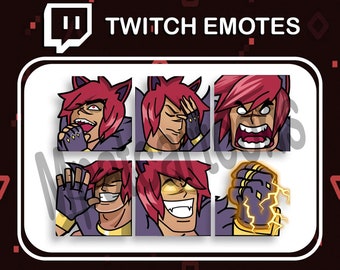 x6 twitch emotes - (league of legends) sett the boss