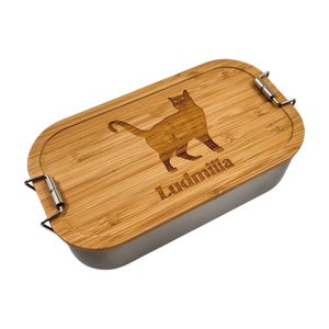 Lunch box chat, lunch box personnalisée, lunch box personnalisée, rentrée scolaire, lunch box maternelle, lunch box, chat, maman chat