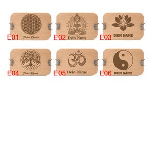 Lunchbox personalisiert mit Motiv und Namen aus Edelstahl, Vesperdose, Brotdose, Edelstahl, Buchedeckel, Brotdose personalisiert, Jausenbox Bild 7