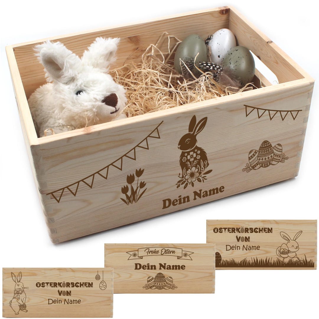 Custom Easter Box Easter Box Personalized, Easter Basket, Easter Basket Personalized ...