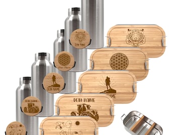 Lunchbox e borraccia personalizzati, lunchbox per bambini personalizzati, borraccia personalizzata, borraccia con nome