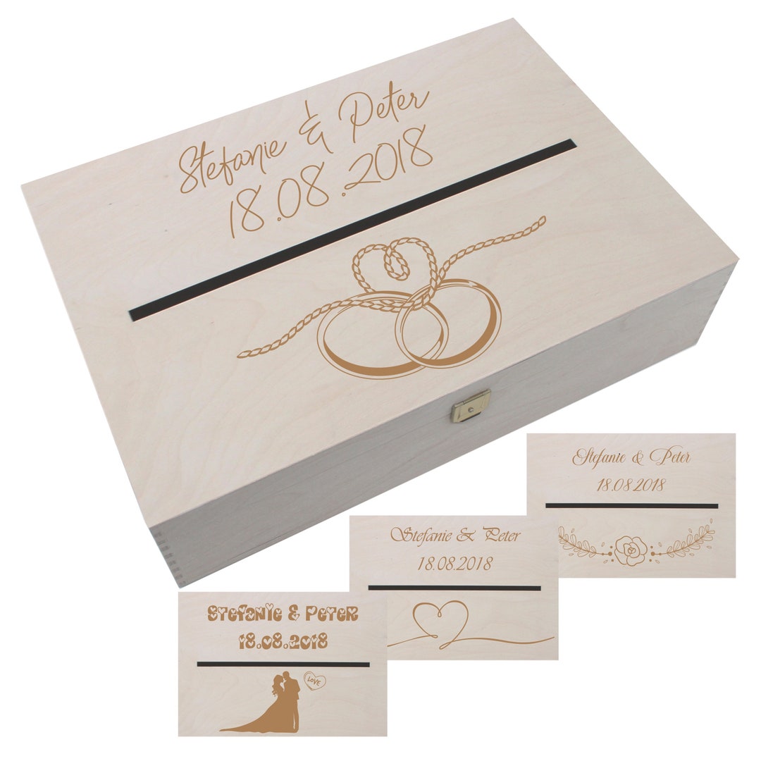 Personalized Money Box Card Box Letter Box Wedding Card Box Etsy