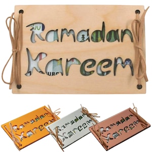 Ramadan Kareem, Eid Mubarak, Festival dello zucchero, Soddisfa i desideri, Carta regalo in legno, Regalo in denaro per bambini, Confezione regalo Denaro, Regalo Ramadan