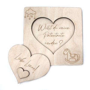 Willst du meine Patentante Goti Taufpatin sein, Willst du mein Patenonkel Get Taufpate sein personalisiert, Geschenkideen für Paten
