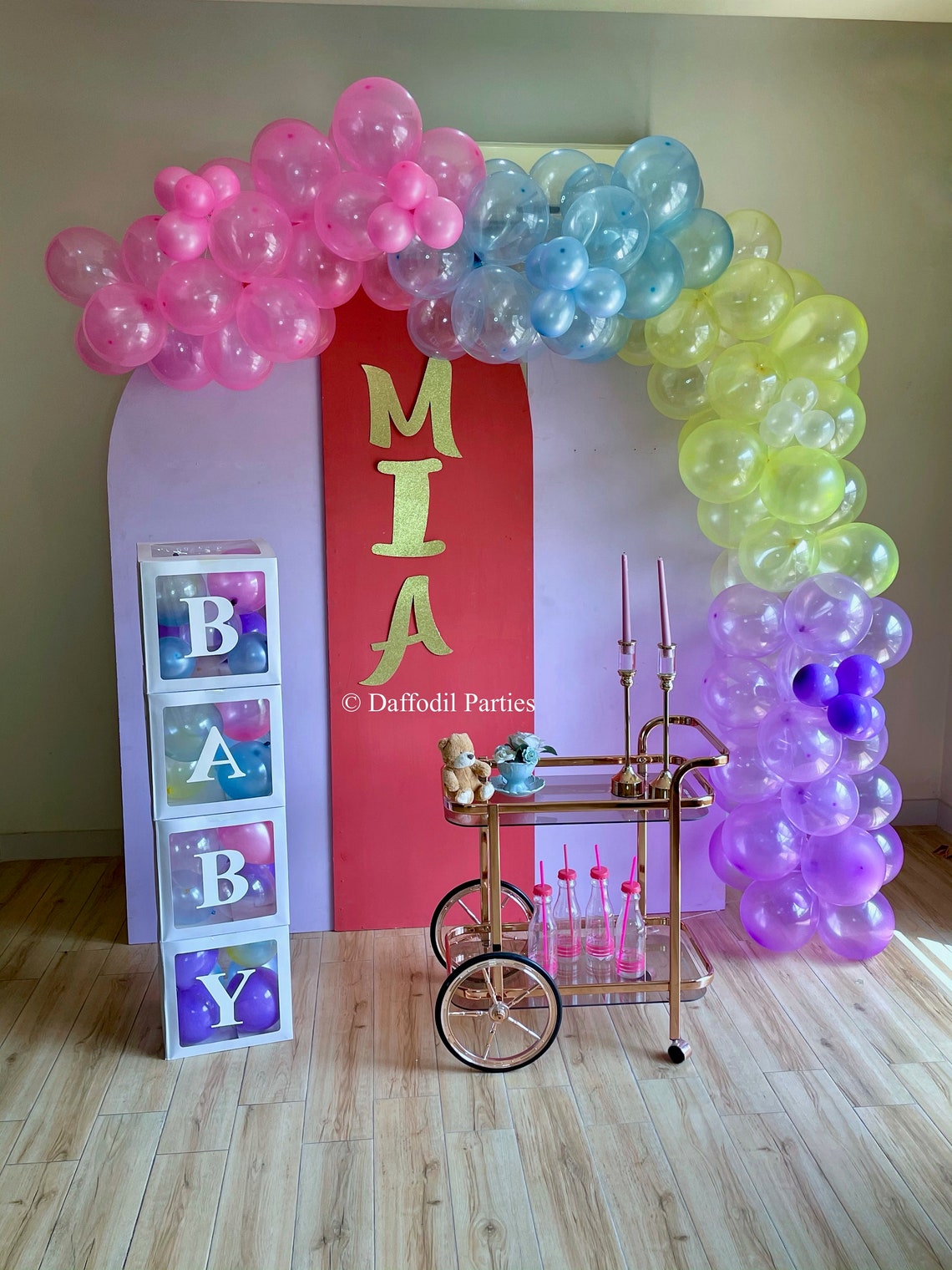 pastel rainbow balloon arch kit pastel rainbow balloon arch kit