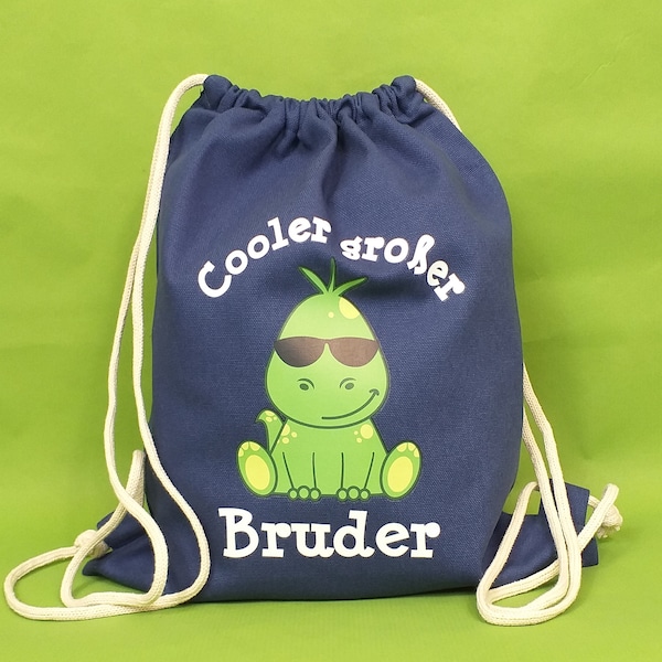 Cooler großer Bruder - Kinder-Geschenk-Beutel "Dino"