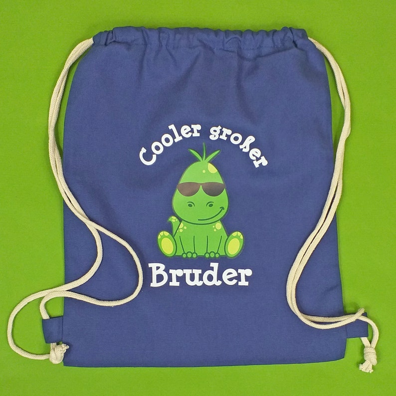 Cooler großer Bruder Kinder-Geschenk-Beutel Dino zdjęcie 3