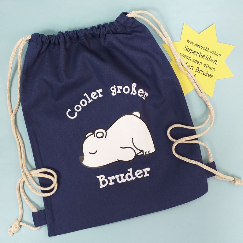 Cooler großer Bruder Kinder-Geschenk-Beutel Eisbär image 9