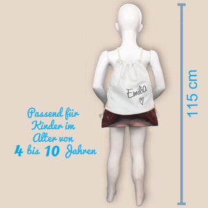 Kinder-Beutel mit Namen personalisiert Geschenk für Mädchen 画像 5