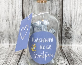 Hochzeit Geldgeschenk-Verpackung - Hochzeitsgeschenk maritim