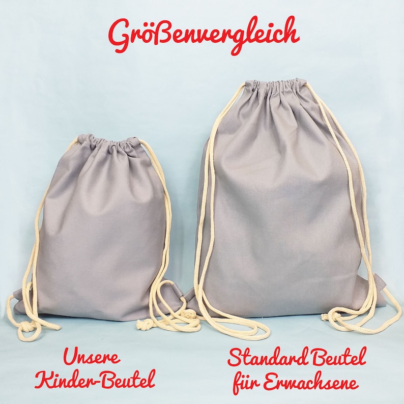 Kinder-Beutel mit Namen personalisiert image 9