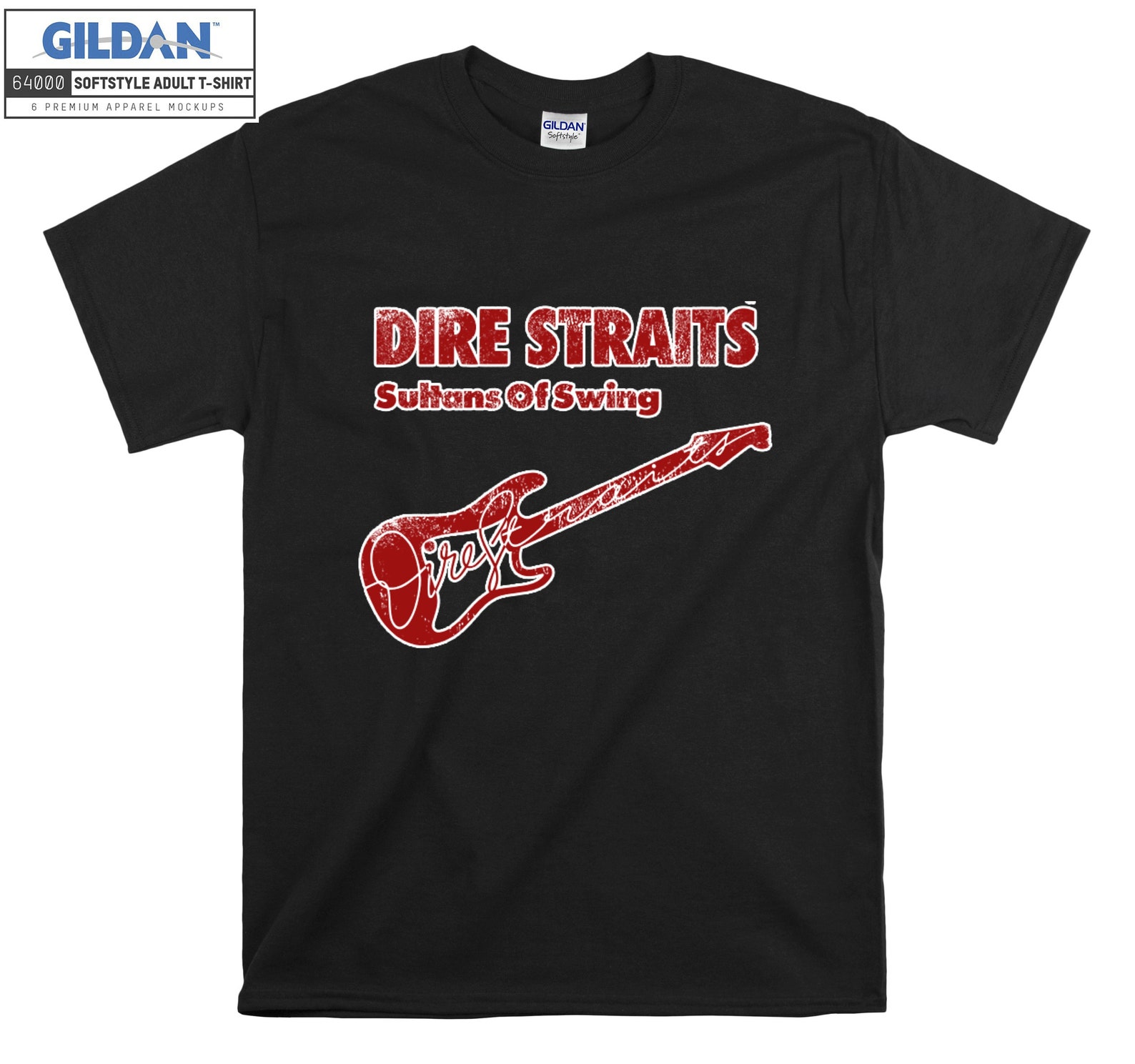 Dire Straits Music Guitar Rock T shirt Tshirt Tshirt Etsy
