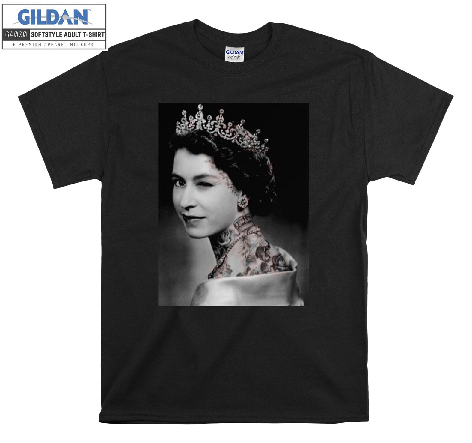 Discover II Elizabeth United Kingdom Queen Jubilee Winking T-Shirt