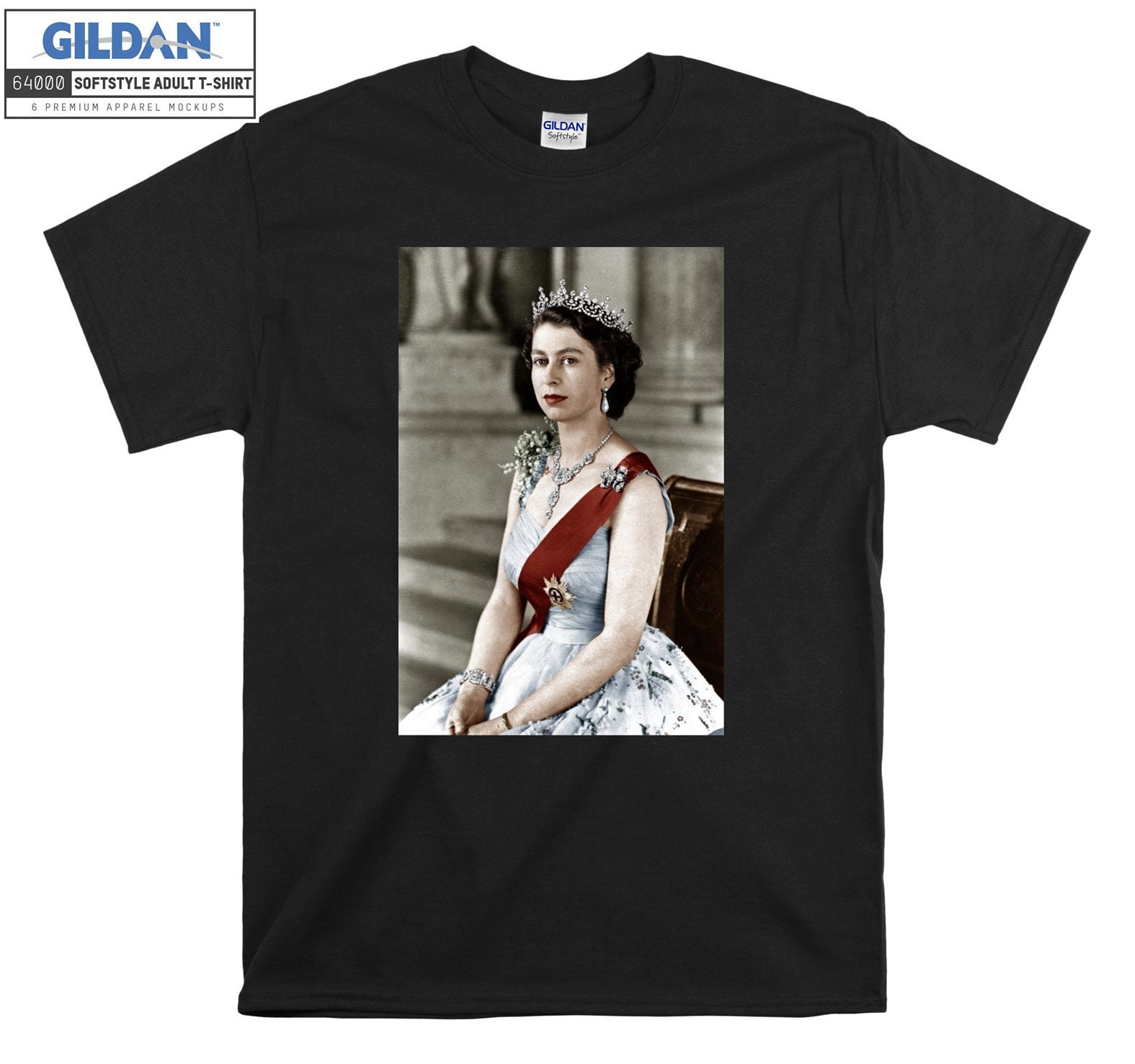 Discover II Elizabeth United Kingdom Queen es Jubilee T Shirt