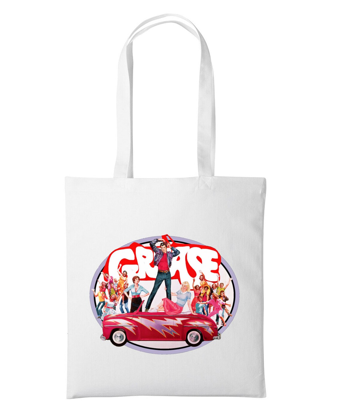 Grease Movie Musical Vintage Image funny tote Shopper Bags Etsy
