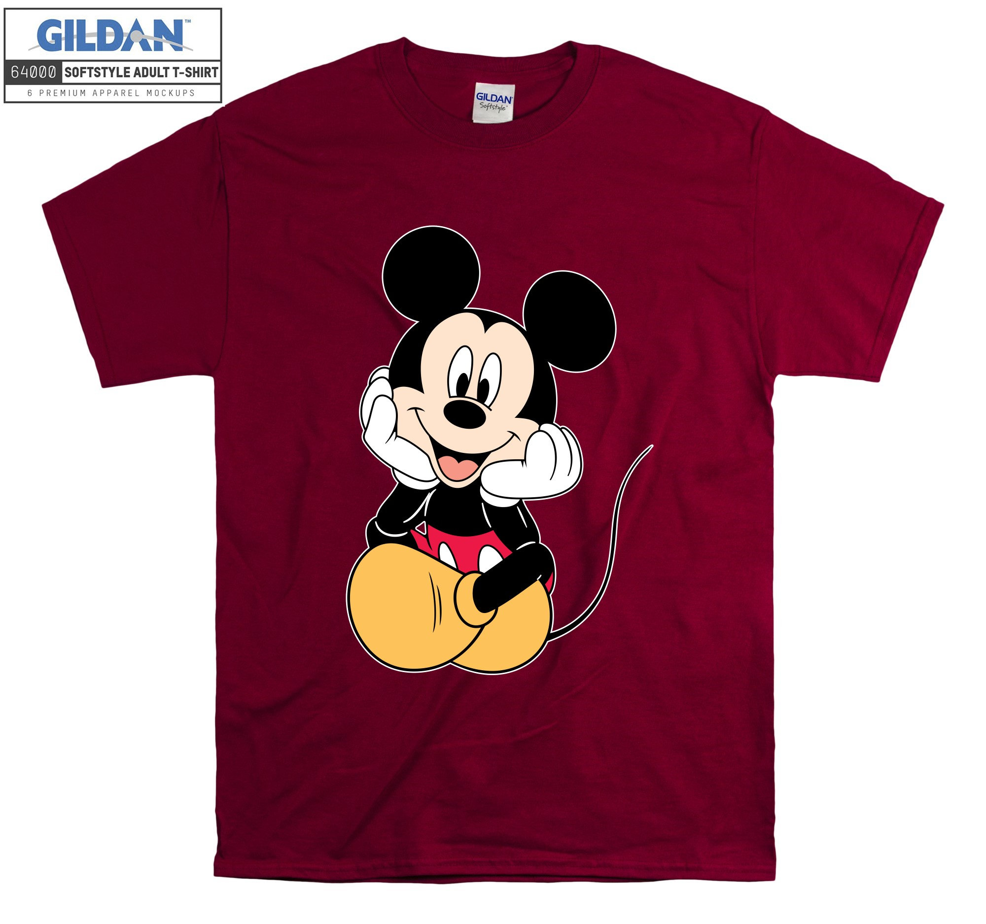 Discover Camiseta Mickey Mouse Disney Divertido Lindo Vintage para Hombre Mujer