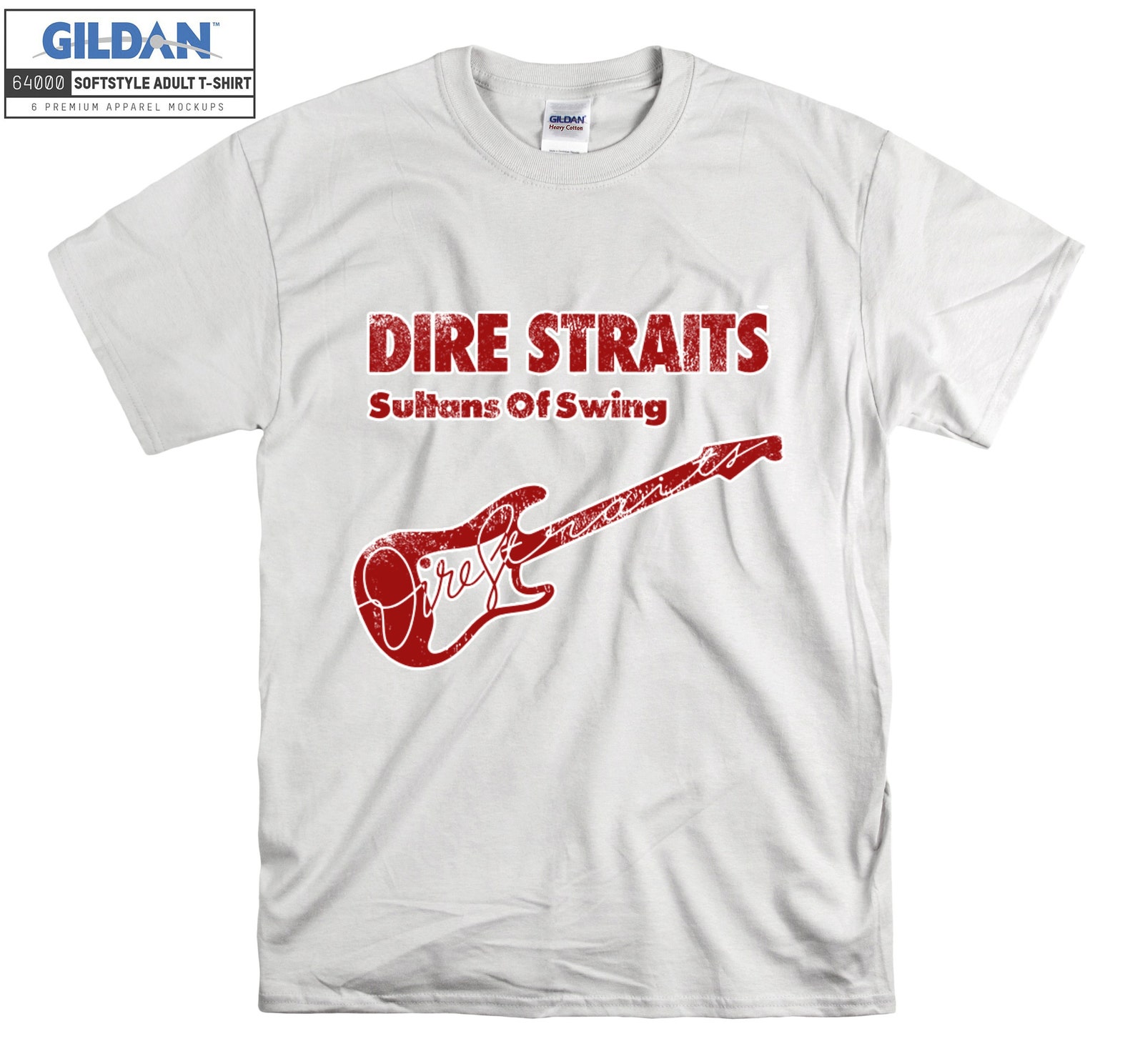 Dire Straits Music Guitar Rock T Shirt Tshirt Tshirt Etsy UK