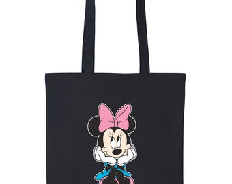 minnie mouse canvas tote bolsa