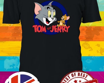 Tom and Jerry Cartoon Cat and Mouse Men Women Vest Tank Top Unisex T Shirt 2277 Tom and Jerry Cartoon Cat and Mouse Men Women Vest Tank Top Unisex T Shirt 2277