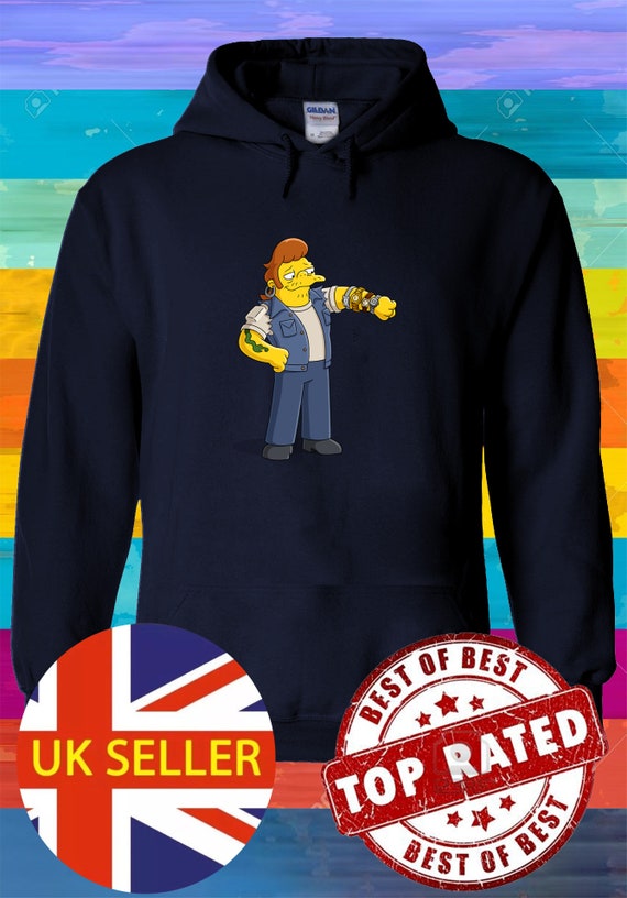 The Simpsons Handsome Snake Jailbird Hoodie Sweatshirt Jumper Pullover Men Women Ladies Unisex 5037