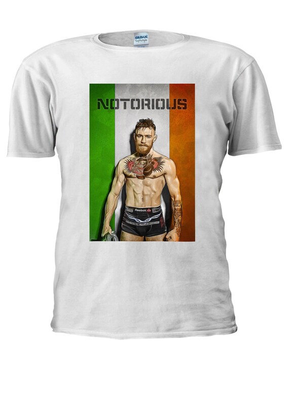 The Notorious Conor McGregor Irish Flag spoof Hoodie UFC MMA gift top 