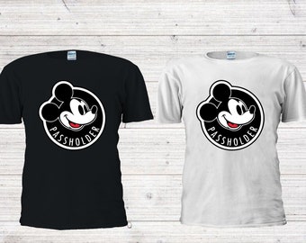 Disney Passholder T-shirt Mickey Mouse T shirt Tshirt Oversized Gift S-M-L-XL-XXL-3XL-4XL-5XL Vest Tank Top Men Women Unisex 4144