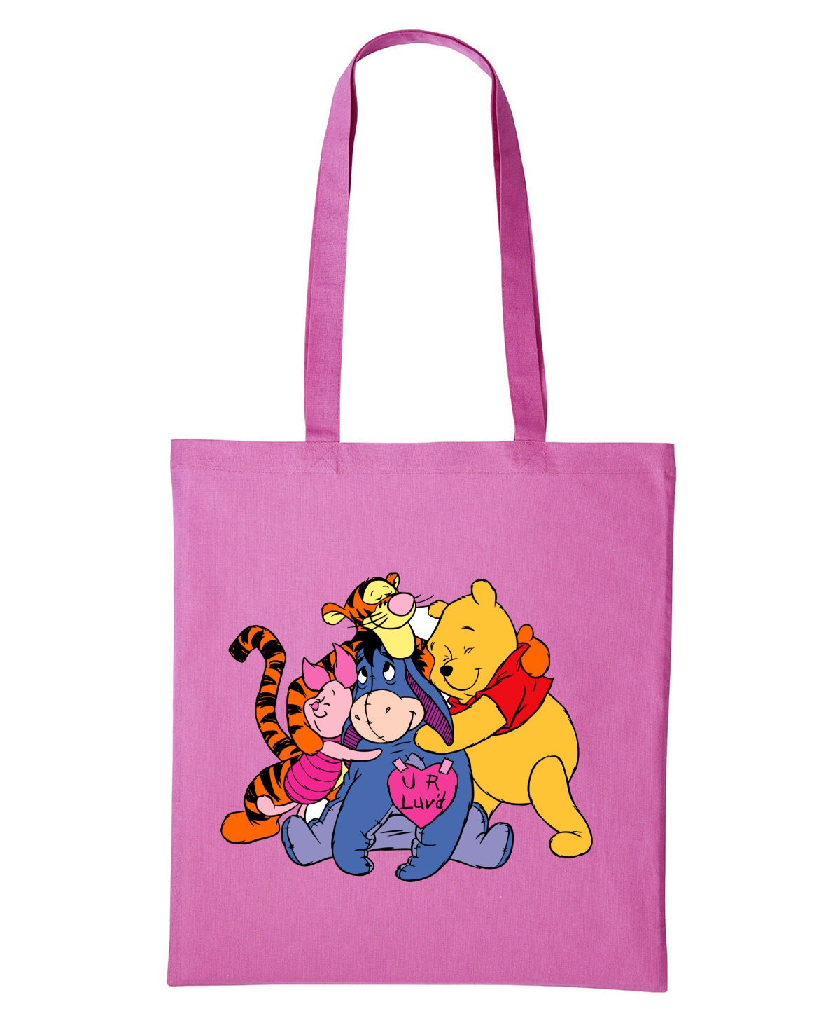 Personalised Winnie Pooh/Tigger/Eeyore/Piglet Lunch/Sandwich Bag *Pink Blue Red* 