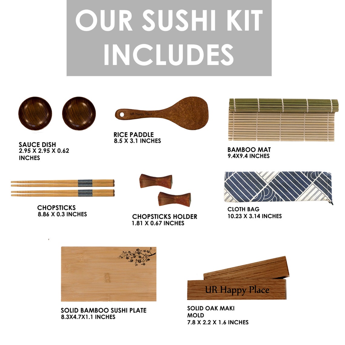 SUSHI MAKING KIT Japanese Sushi Set Cooking Lover Gifts Etsy
