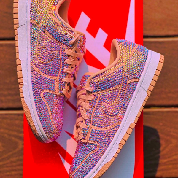 silver rhinestone sneakers