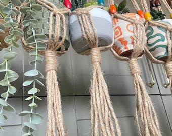 Adjustable Macrame Plant Hanger