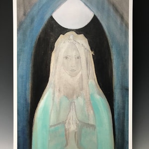 Divine Mother Giclée/Print with Embellishments added by Hand-Loving, Nurturing, Protective Vibe image 1