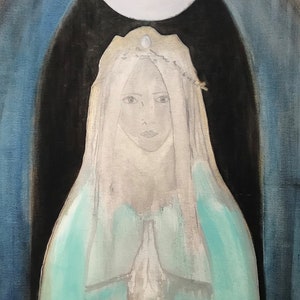 Divine Mother Giclée/Print with Embellishments added by Hand-Loving, Nurturing, Protective Vibe image 2
