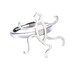Sterling Silver 5-Claw Pendant Blank Setting – 32x38mm, 3mm Hole, For Raw Gemstones & DIY Jewelry Making - View #2