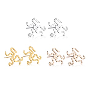 925 Sterling Silver 5 Claw Prong Earring Blank Ring Base Finding for Irregular Gemstone Setting Jewelry Making DIY Fashion Earring for Women