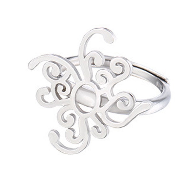 925 Sterling Silver Claw Prong Ring Blanks pour Bague en pierre précieuse naturelle Cabochon Set pour la fabrication de bijoux personnalisés
